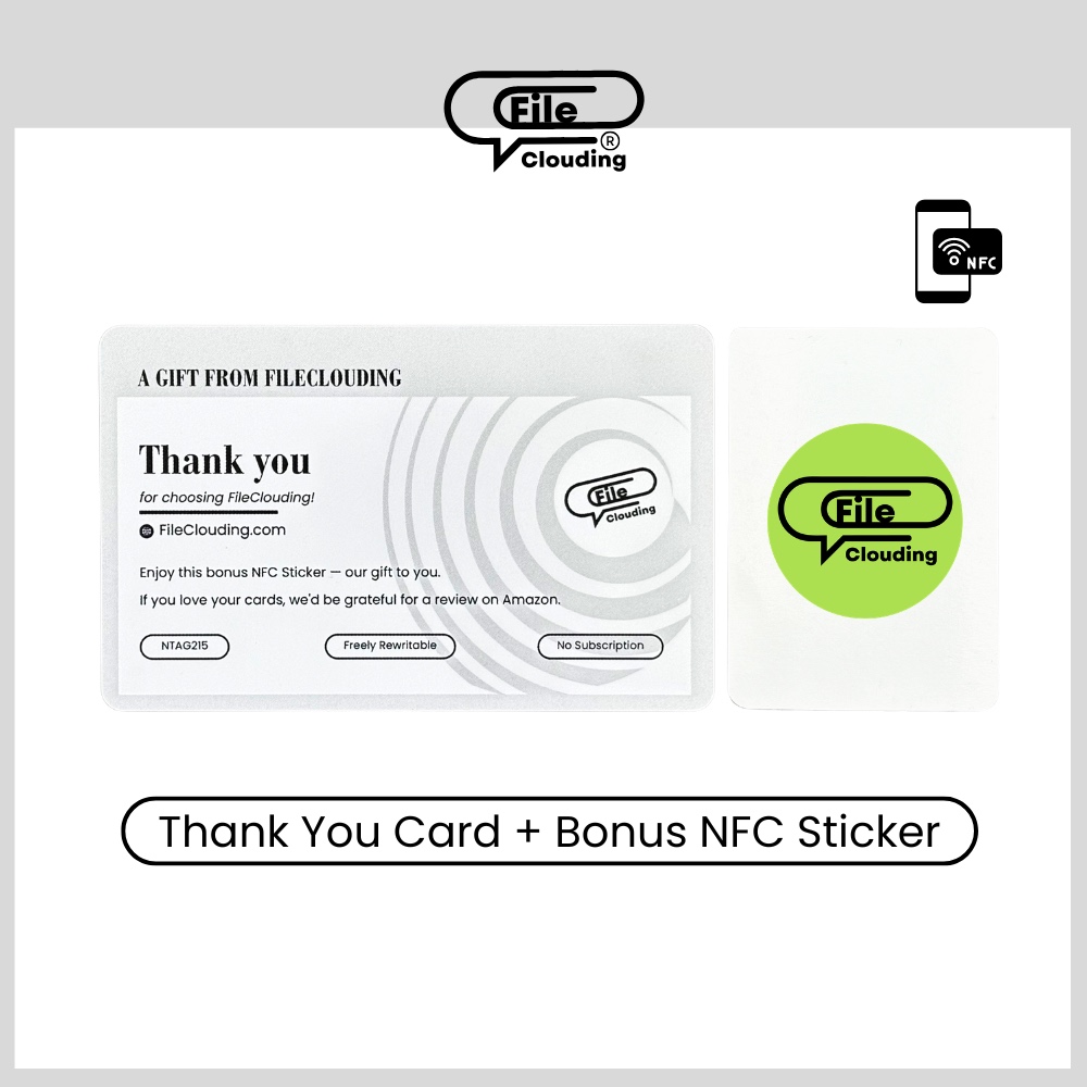 FileClouding green 26mm NTAG213 NFC stickers, image 7