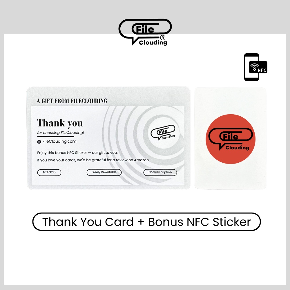 FileClouding red 26mm NTAG213 NFC stickers, image 7