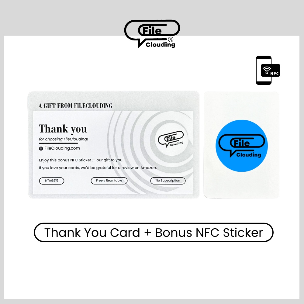 FileClouding blue 26mm NTAG213 NFC stickers, image 7